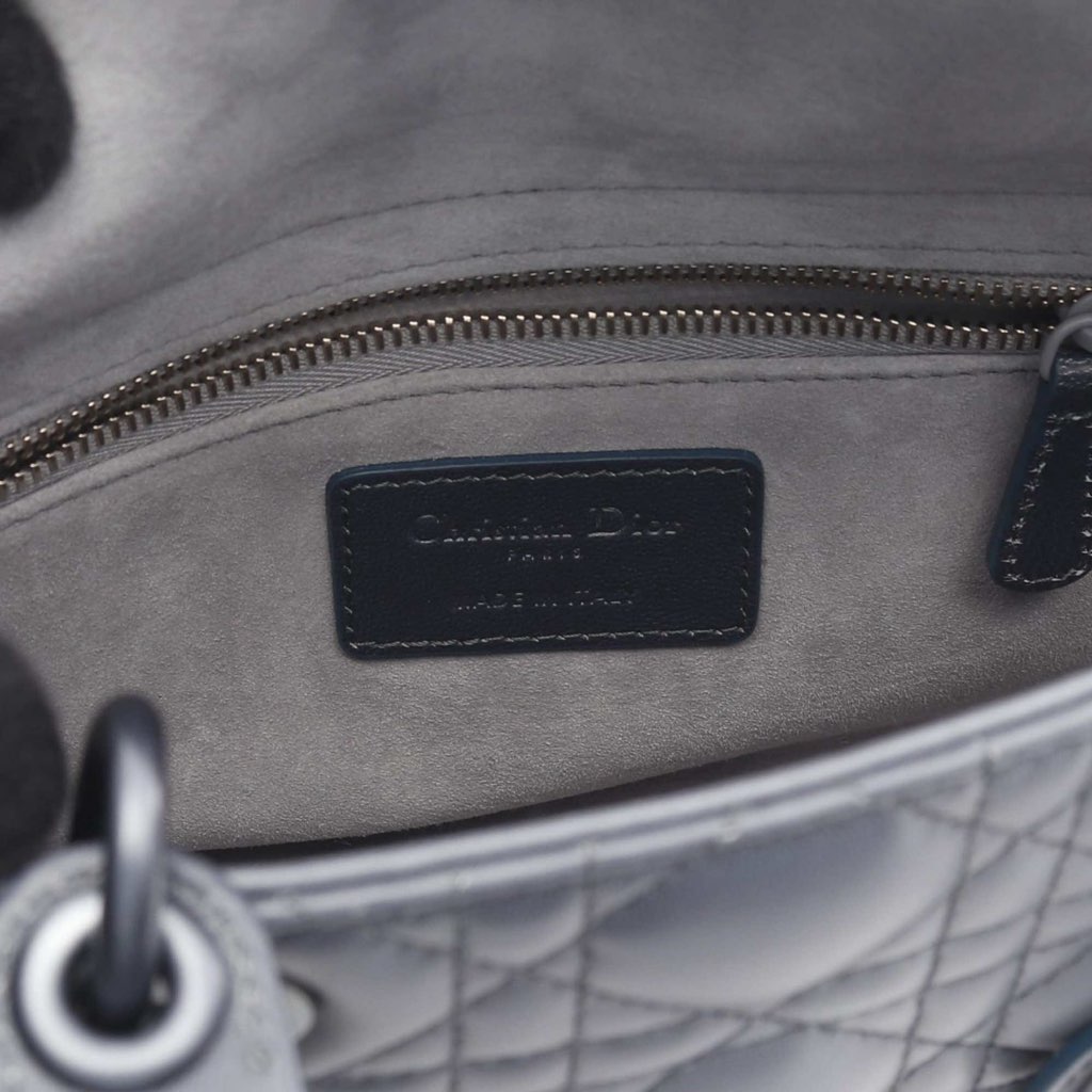 Dior Small Ombre Lambskin Cannage Lady Dior - 4