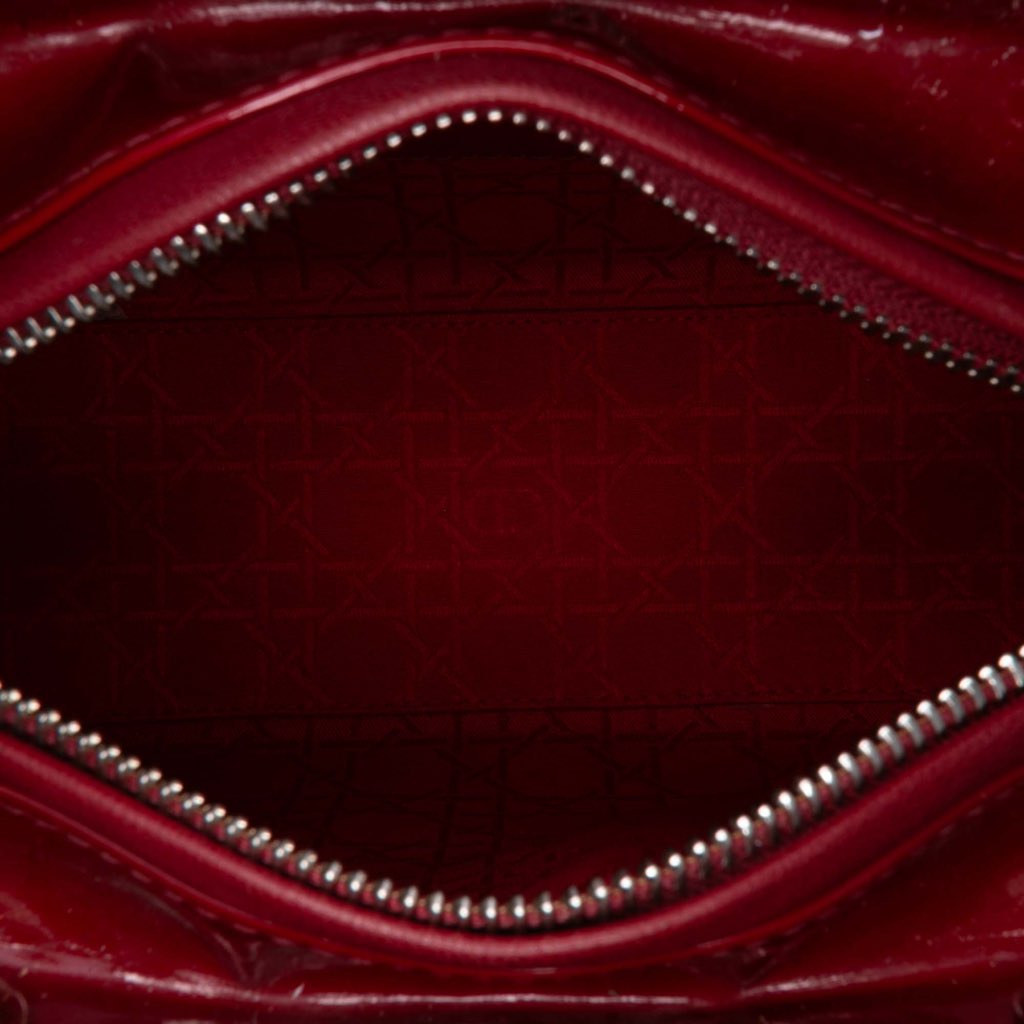 Dior Medium Patent Cannage Lady Dior - 4