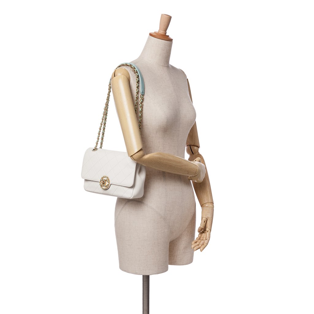 Chanel CC Quilted Calfskin Single Flap - Image 13