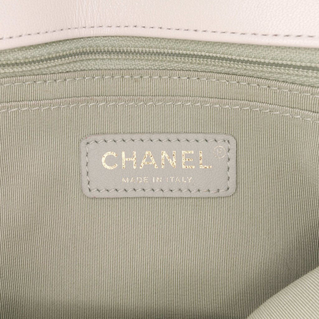 Chanel CC Quilted Calfskin Single Flap - Side view