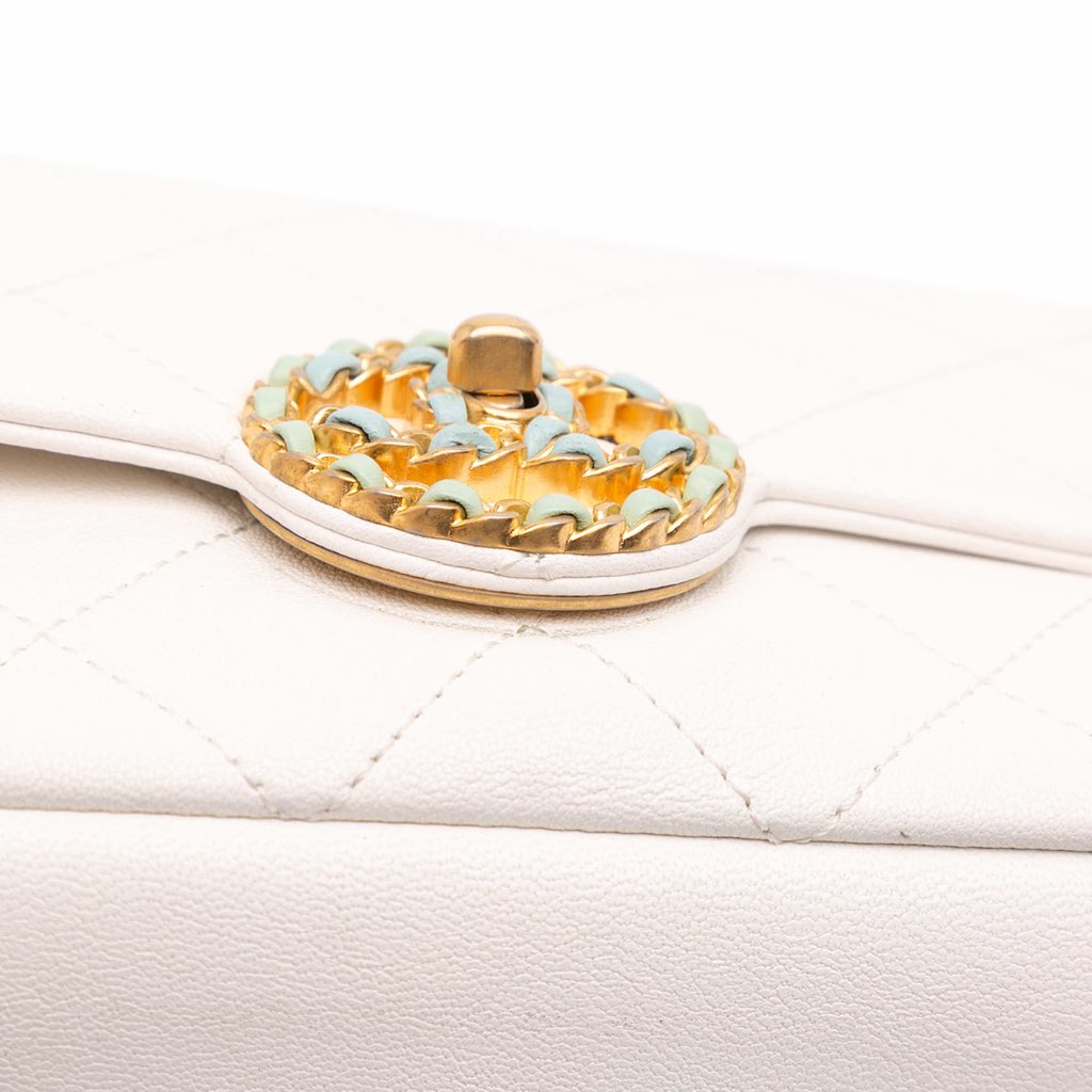 Chanel CC Quilted Calfskin Single Flap - Detail 2