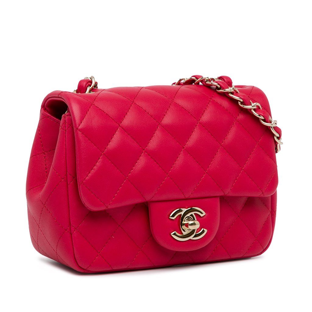 Chanel Mini Square Classic Lambskin Single Flap - 2