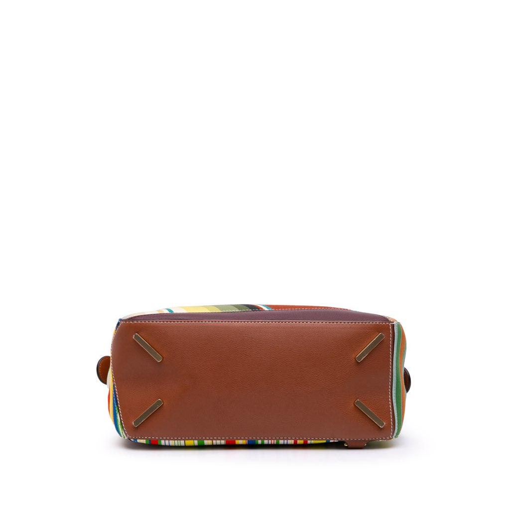 Loewe Medium Canvas and Leather Puzzle Satchel - 3