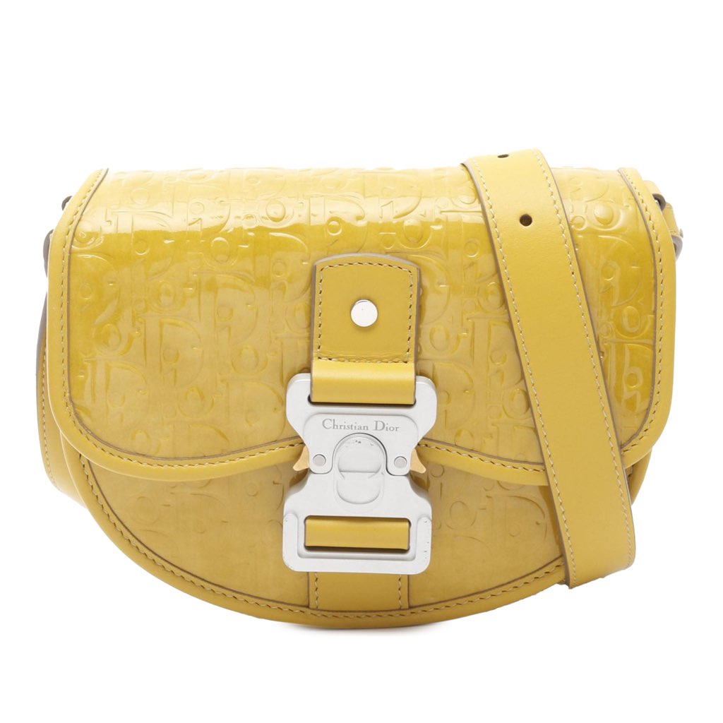 Dior Mini Oblique Patent Gallop Crossbody