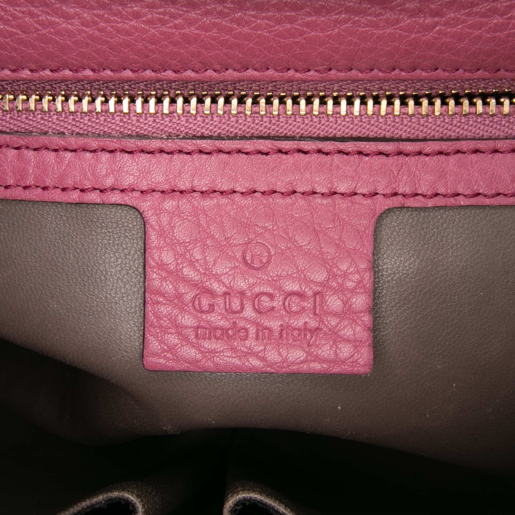 Gucci Medium Leather Miss Bamboo Crossbody - Side view