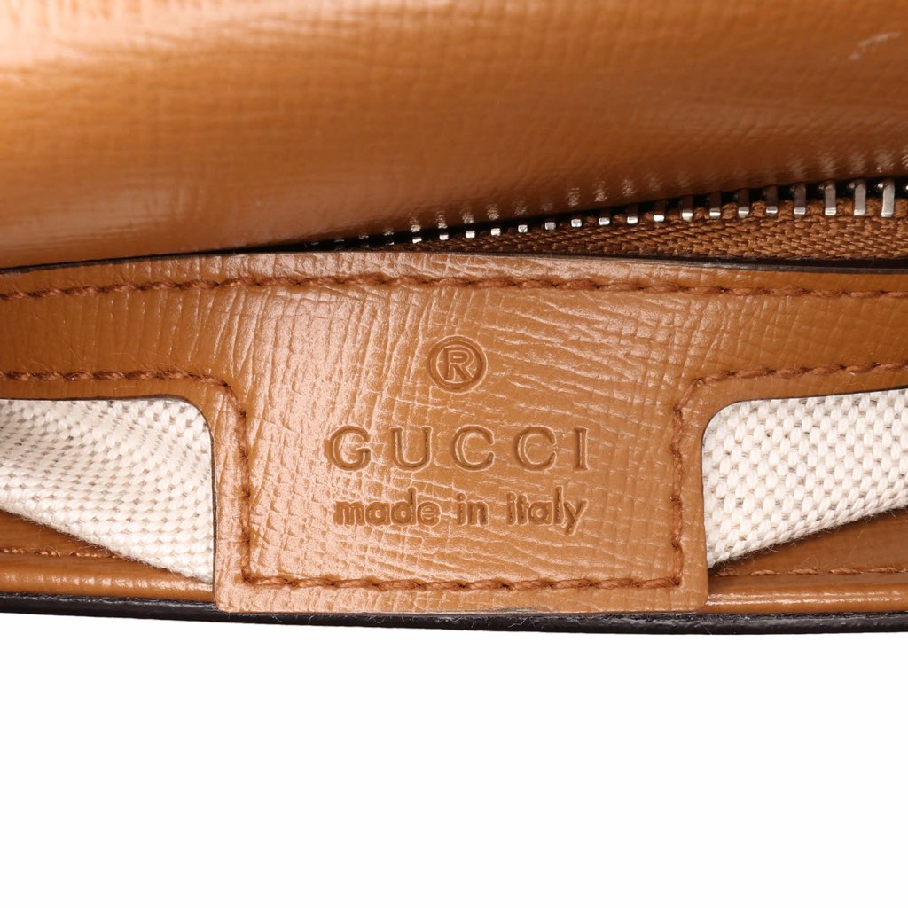 Gucci GG Canvas Asymmetric Horsebit 1955 Shoulder Bag - Side view