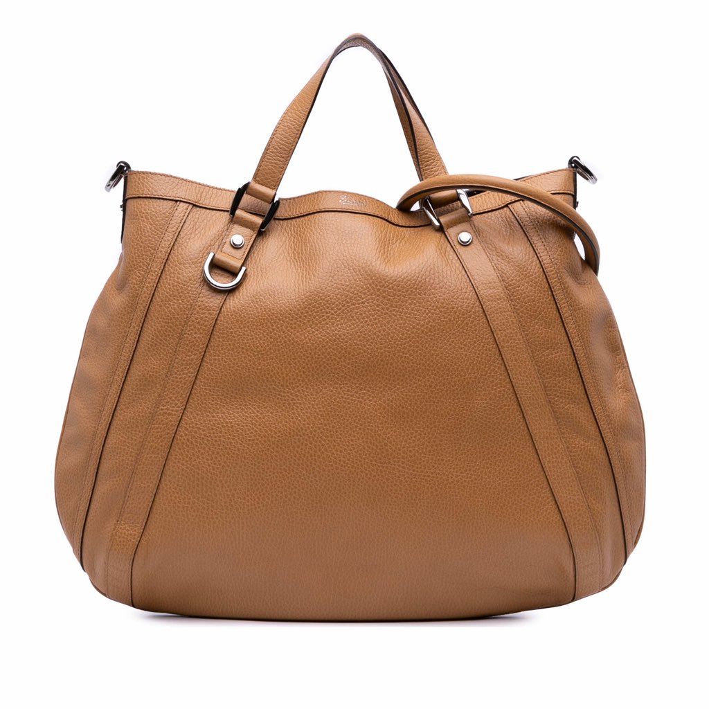 Gucci Leather Abbey D Ring Satchel