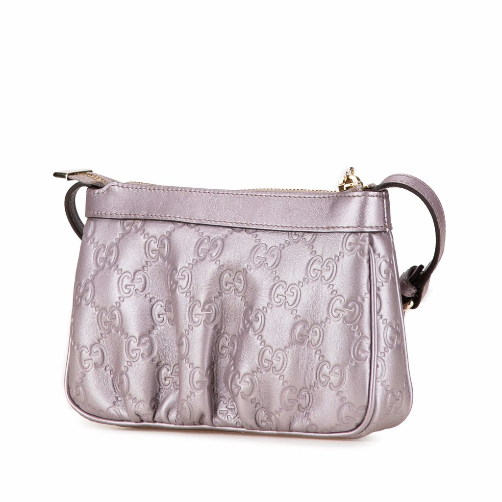 Gucci Small Metallic Guccissima Lovely Crossbody - 2