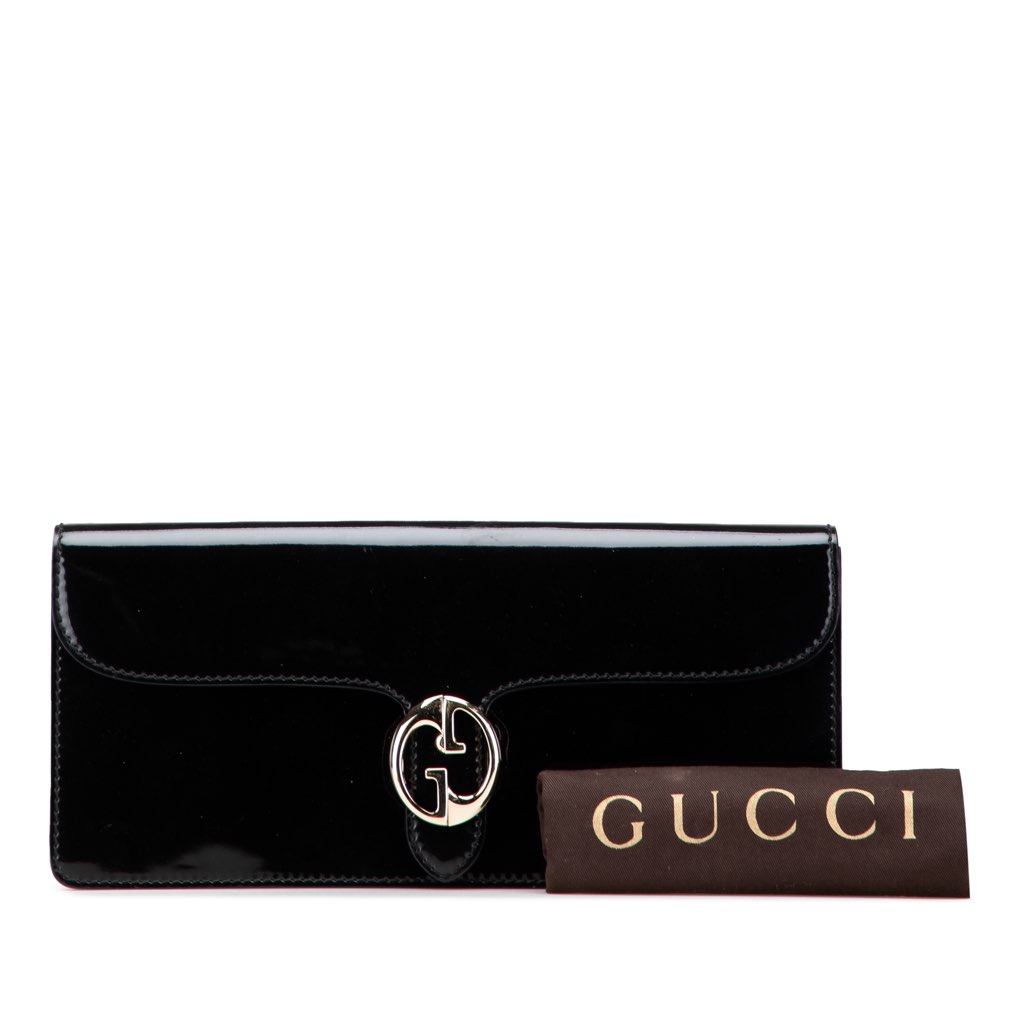 Gucci Patent 1973 Clutch - Image 16