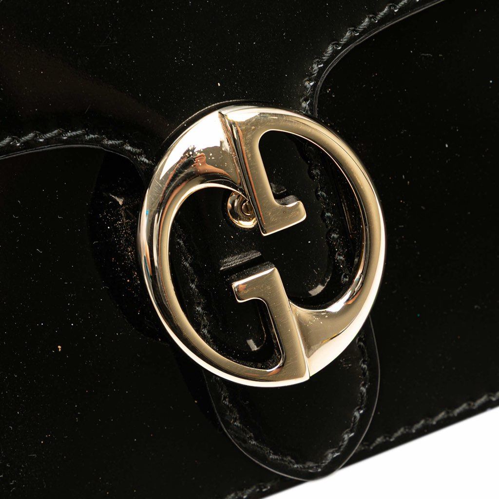 Gucci Patent 1973 Clutch - Image 12