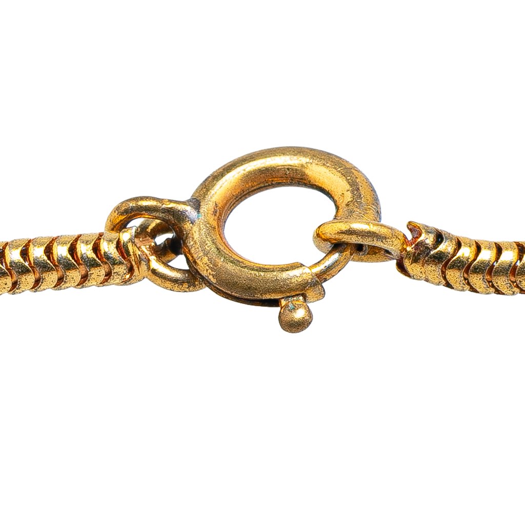 Chanel Gold Plated Sun Lion Necklace - Detail 1