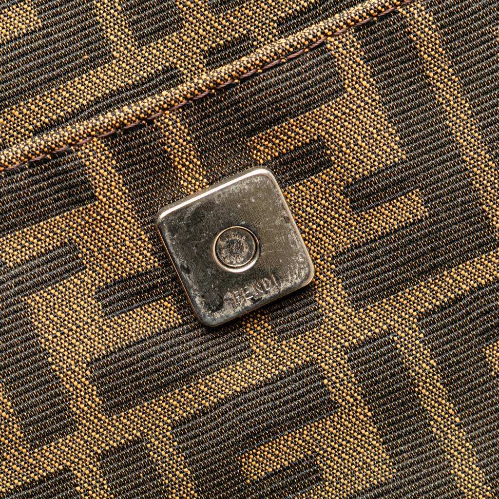Fendi Zucca Canvas Shoulder Bag - Image 12