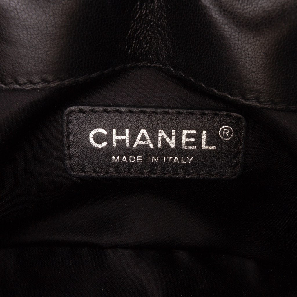 Chanel Mini Patent Lace Kiss Lock Flap Double Bag - Side view