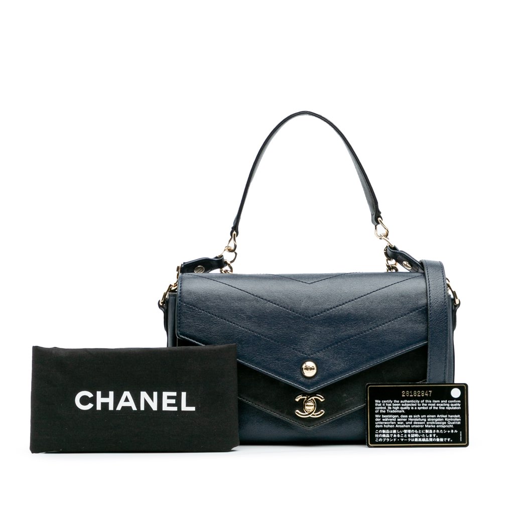 Chanel Mini Quilted Sheepskin Double Chevron Flap - Image 13