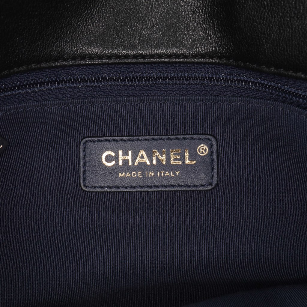 Chanel Mini Quilted Sheepskin Double Chevron Flap - Side view