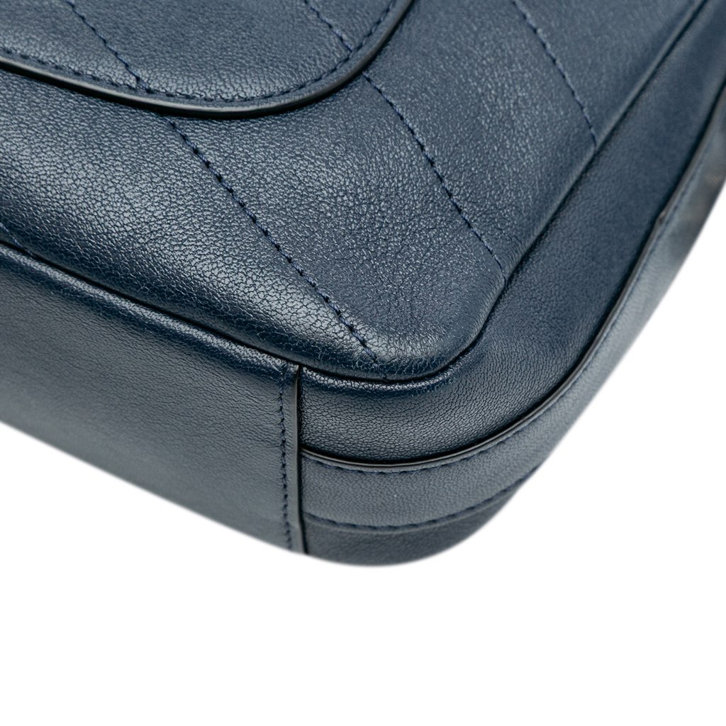 Chanel Mini Quilted Sheepskin Double Chevron Flap - Detail 2