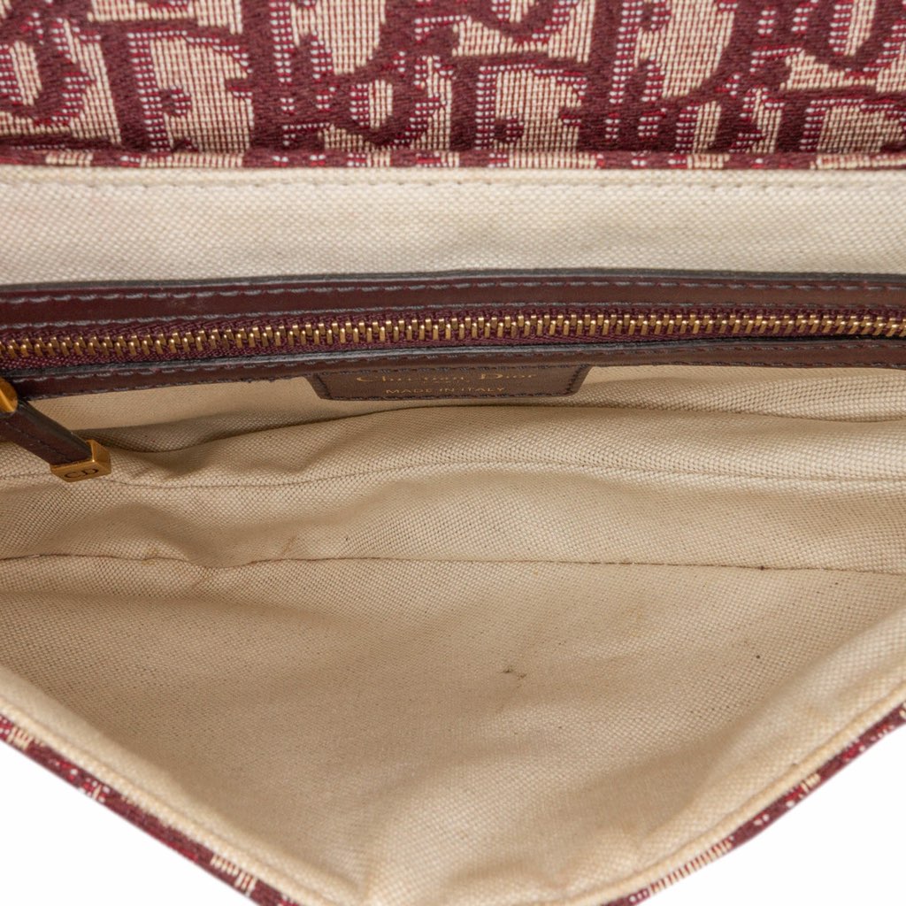 Dior Oblique Canvas Saddle Bag - 4