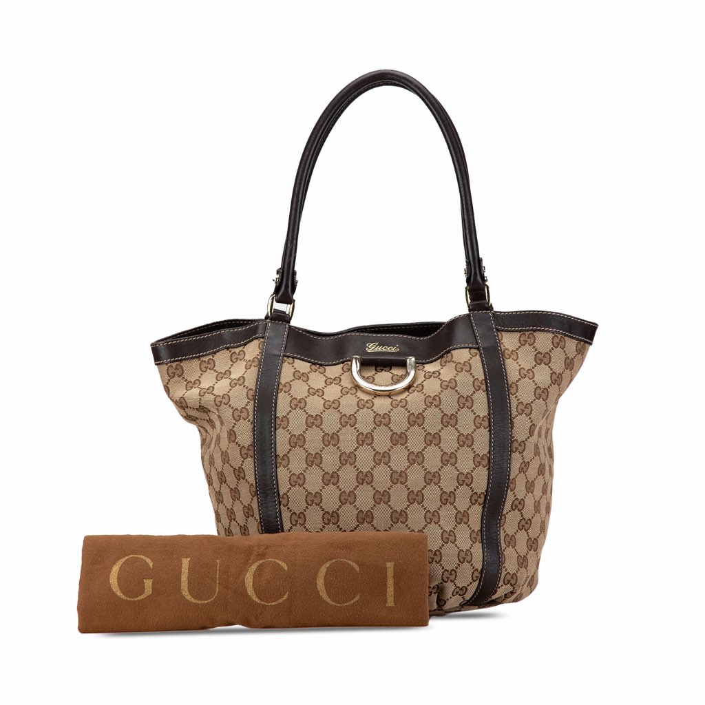 Gucci GG Canvas Abbey D Ring Tote - Image 10