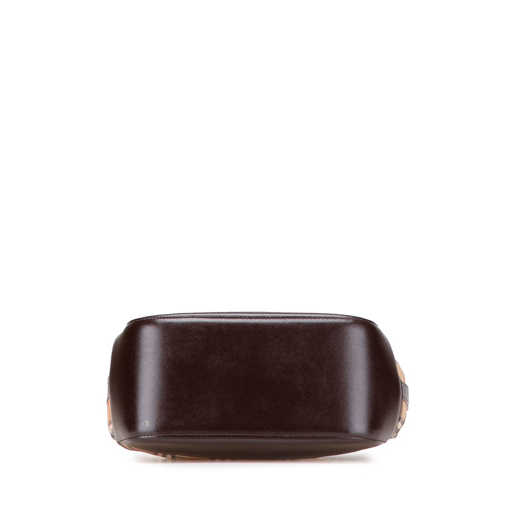 Burberry Haymarket Check Canvas Shoulder Bag - 3