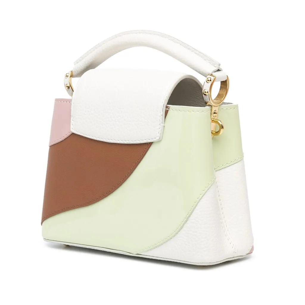 Louis Vuitton Taurillon Gelato Mini Capucines Pink Leather Good - Back View