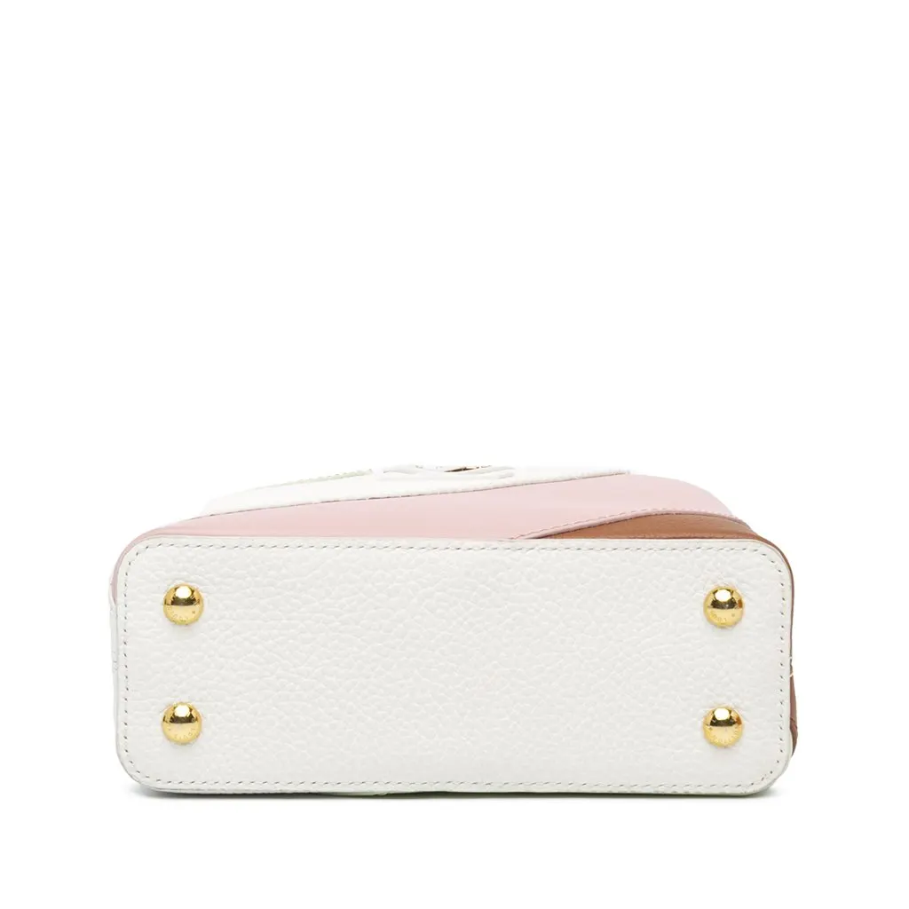 Louis Vuitton Taurillon Gelato Mini Capucines Pink Leather Good - Inside View