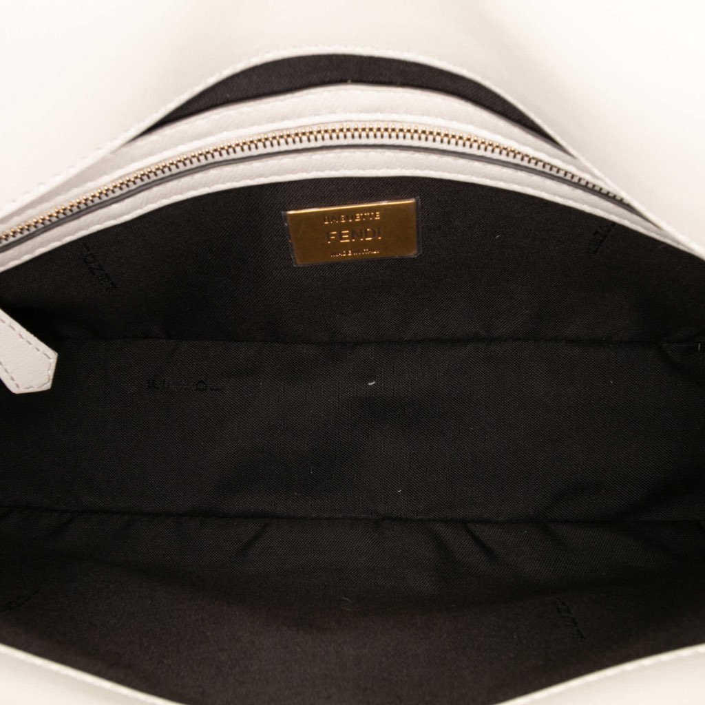 Fendi Leather Convertible Baguette Satchel - 4
