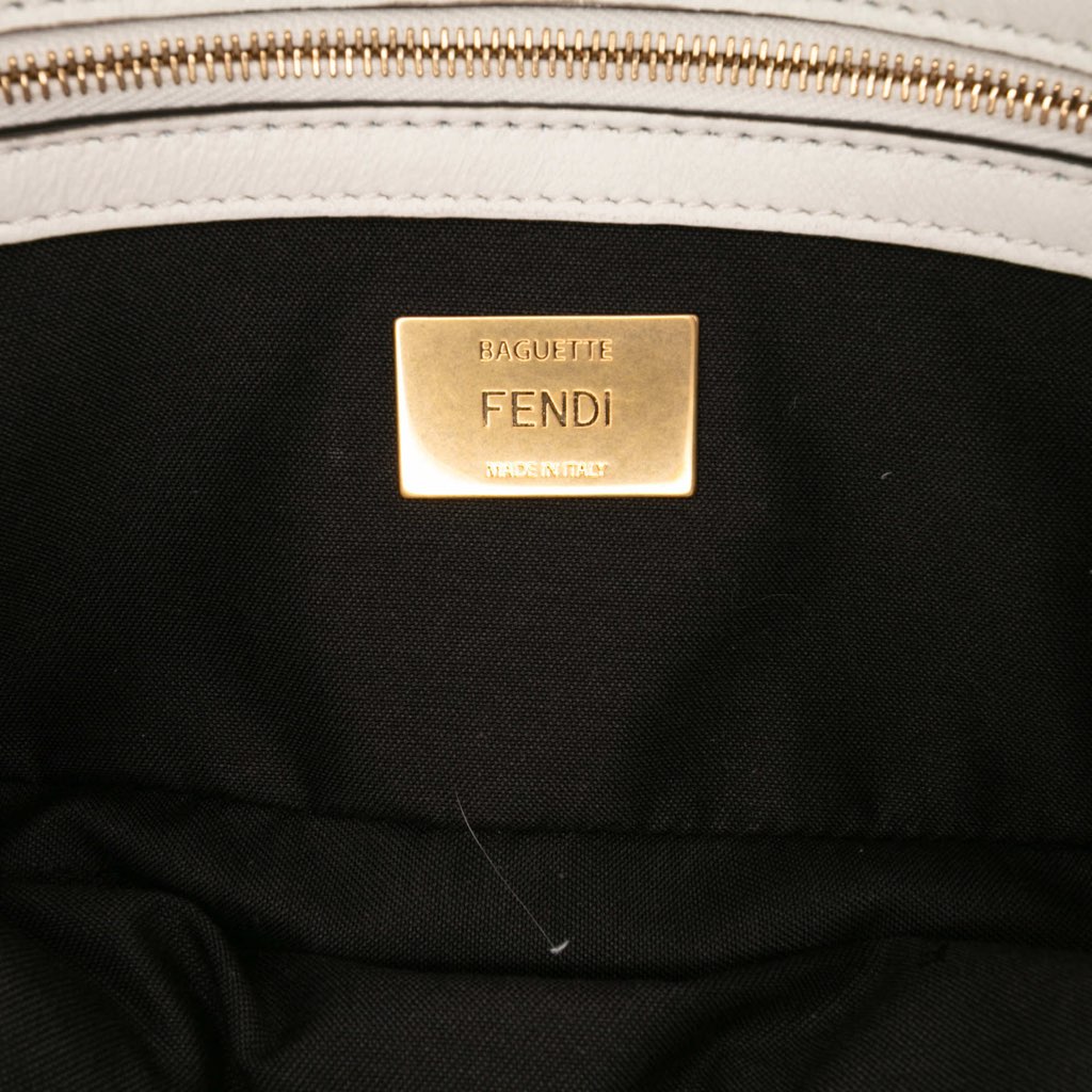 Fendi Leather Convertible Baguette Satchel - Side view