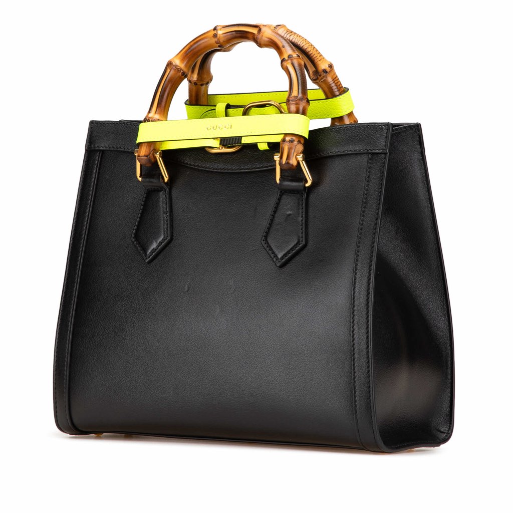 Gucci Small Leather Bamboo Diana Satchel - 2