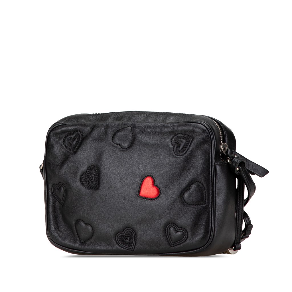 Saint Laurent Leather Heart Lou Camera Bag - 2