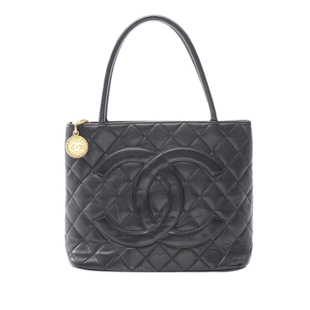 Chanel Caviar Medallion Tote