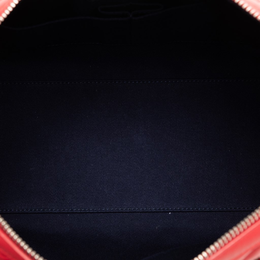 Chanel Small Aged Calfskin Express Bowling Satchel - Side view