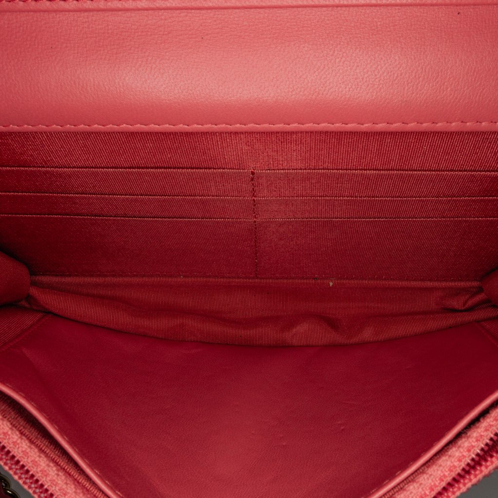 Chanel Quilted Lambskin Double Stitch Tassel Wallet On Chain - 5