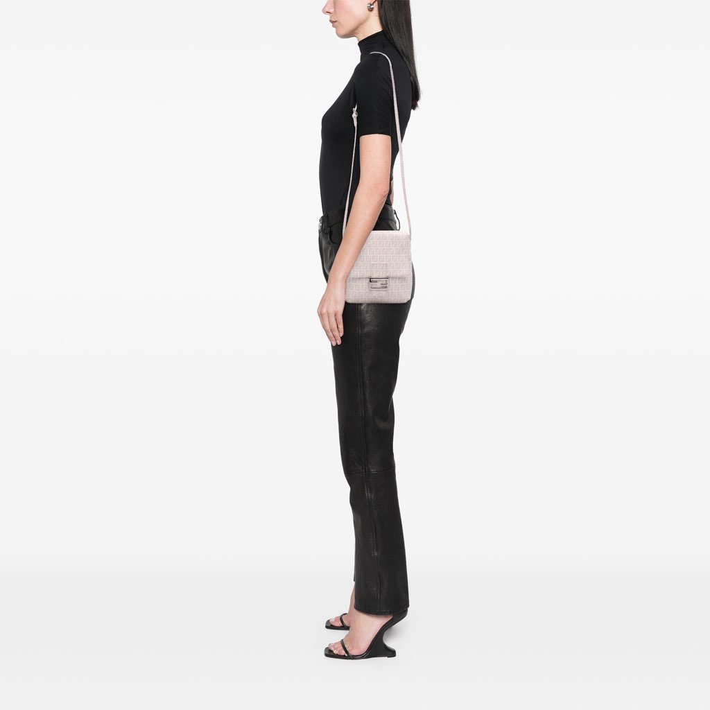 Fendi Zucchino Canvas Mama Forever Crossbody - Image 13