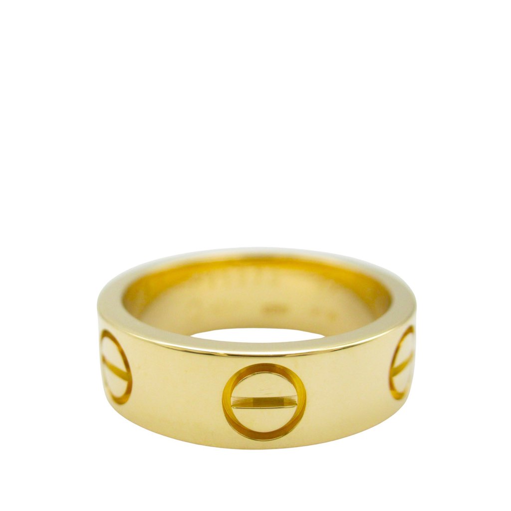Cartier 18K Yellow Gold Classic Love Ring - 2