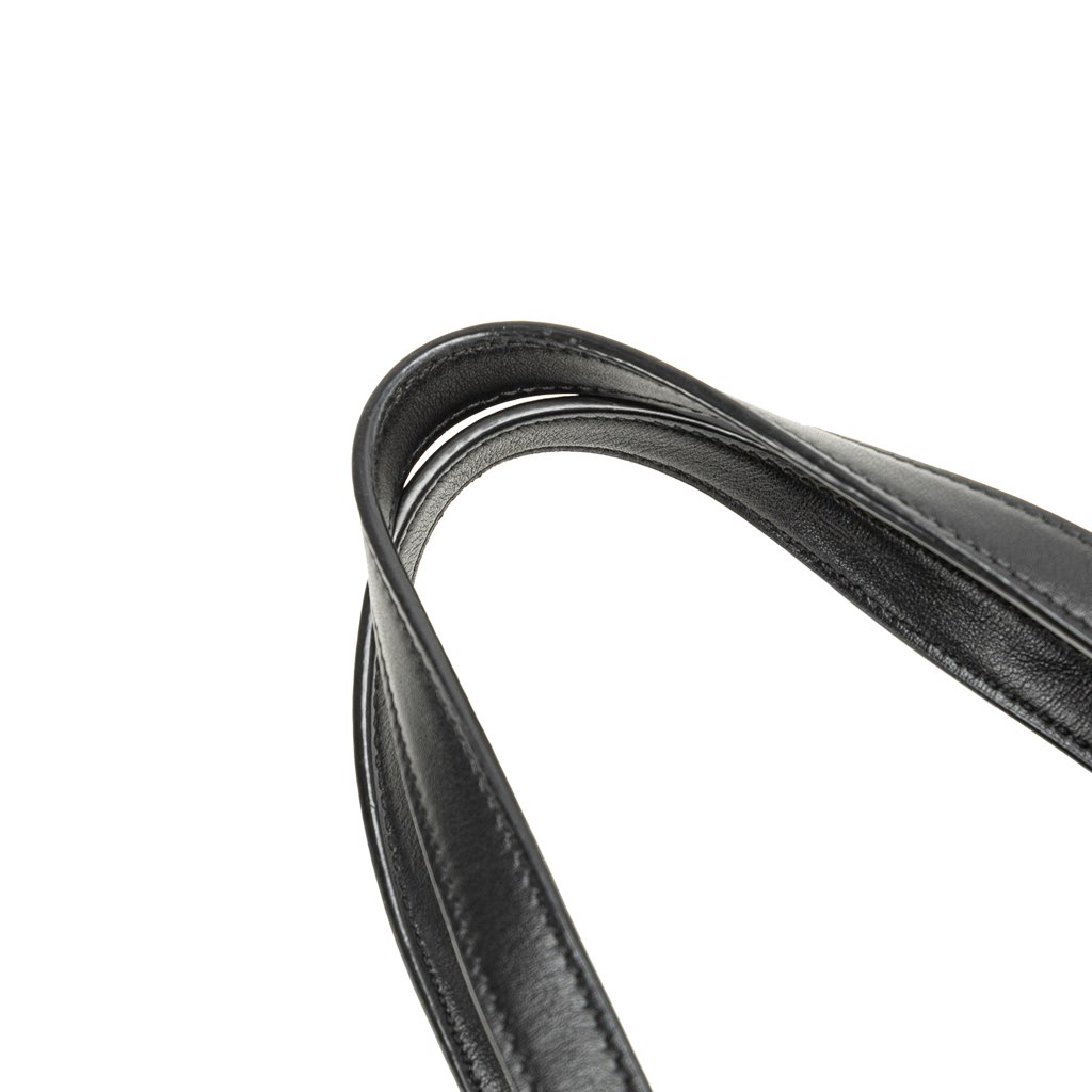 Saint Laurent Toy Calfskin Polka Dot North South Shopping Tote - Image 11