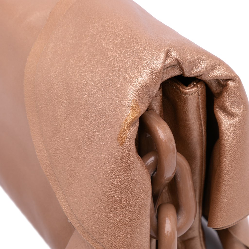 Prada Nappa Ruffle Resin Chain Shoulder Bag - Image 10