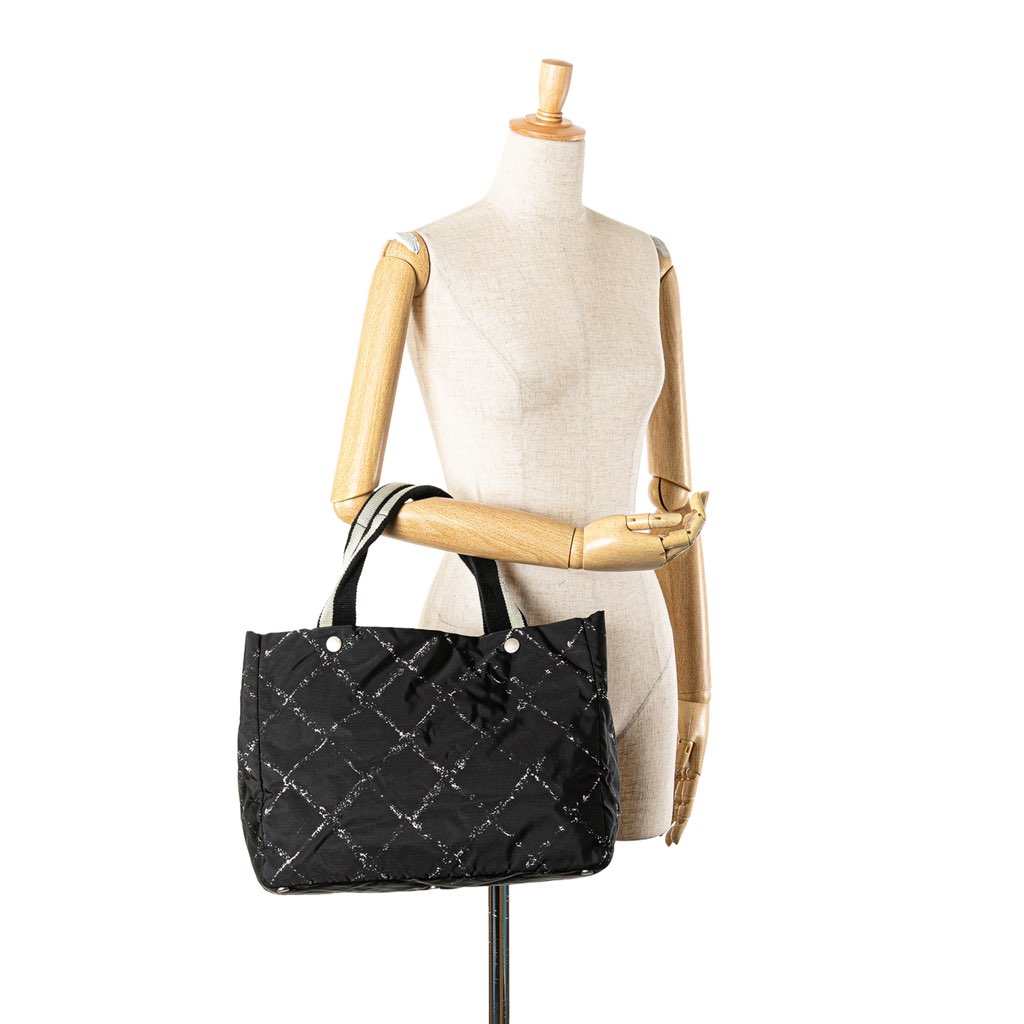 Chanel Old Travel Line Nylon Tote - Image 14