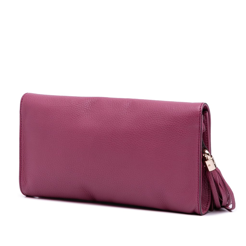 Gucci Leather Soho Disco Clutch - 2