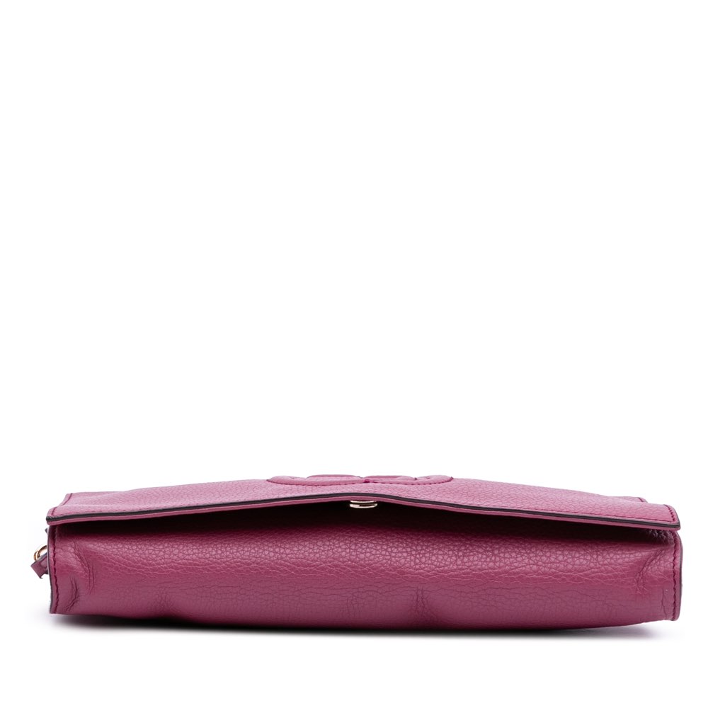 Gucci Leather Soho Disco Clutch - 3