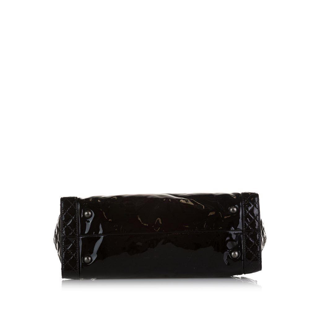 Chanel Patent Boy Reverso Shopping Tote - 5