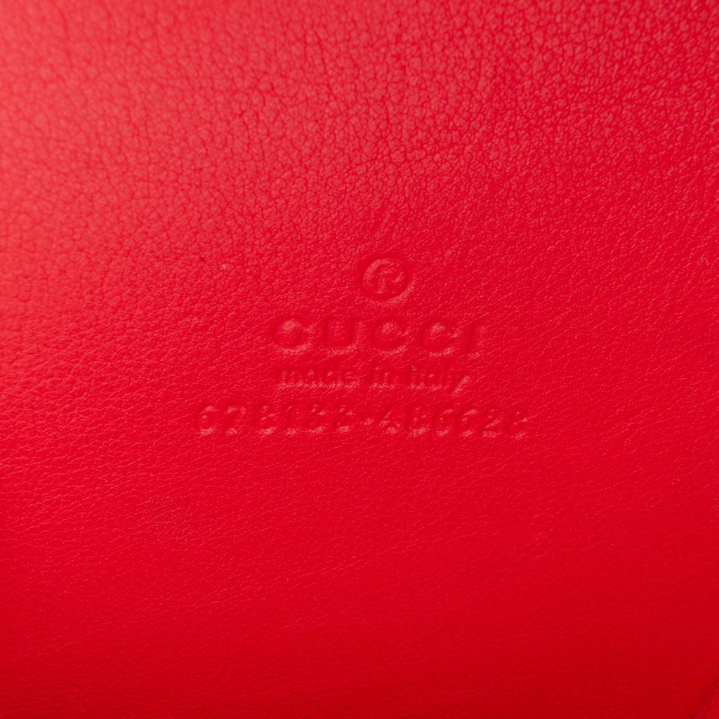 Gucci Valentines Day GG Supreme Love Heart Bag - Side view