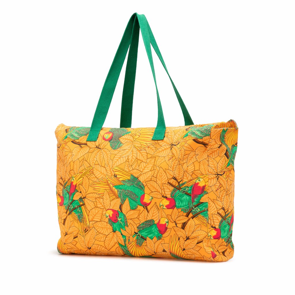 Hermès Toile Les Perroquets Tote - 2