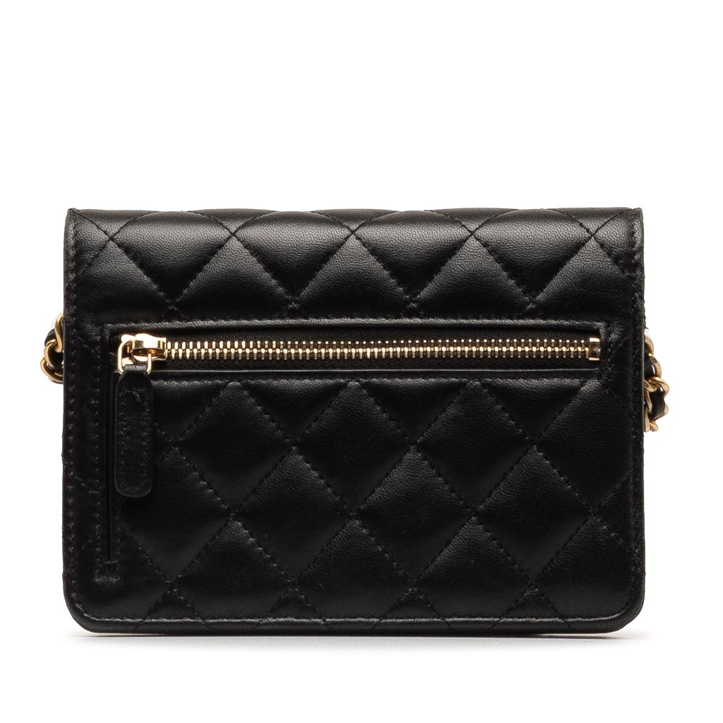 Chanel Lambskin Romance Wallet On Chain - 3
