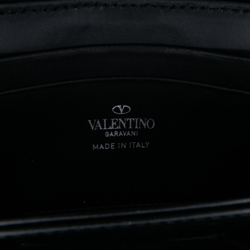 Valentino Leather VLogo Dreamers Neck Wallet - Side view
