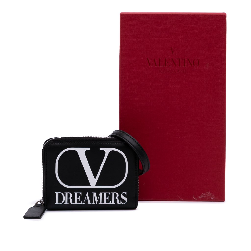 Valentino Leather VLogo Dreamers Neck Wallet - Image 12