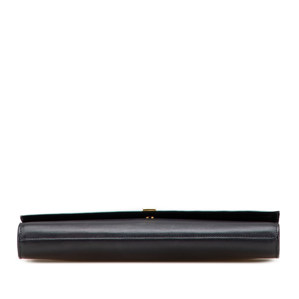 Saint Laurent Leather Ligne Y Clutch - Image 6