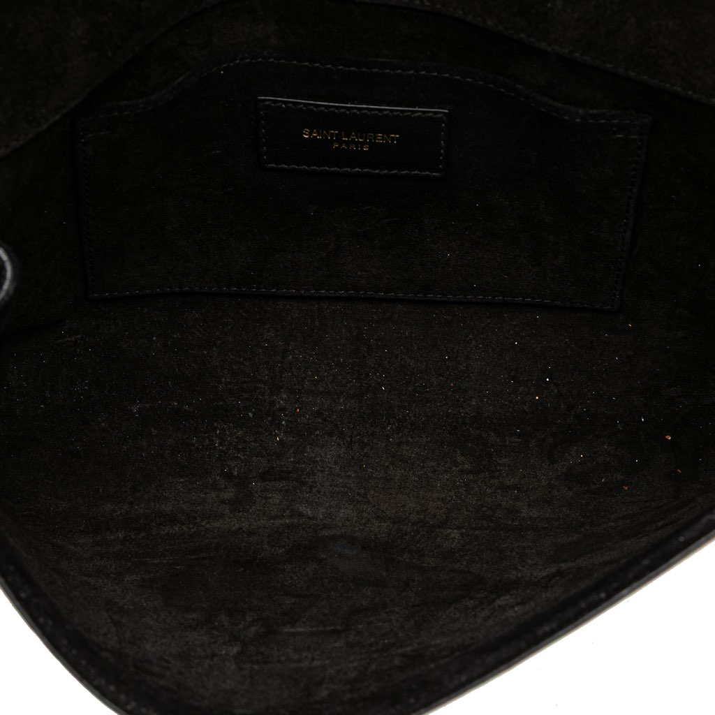 Saint Laurent Leather Ligne Y Clutch - 4