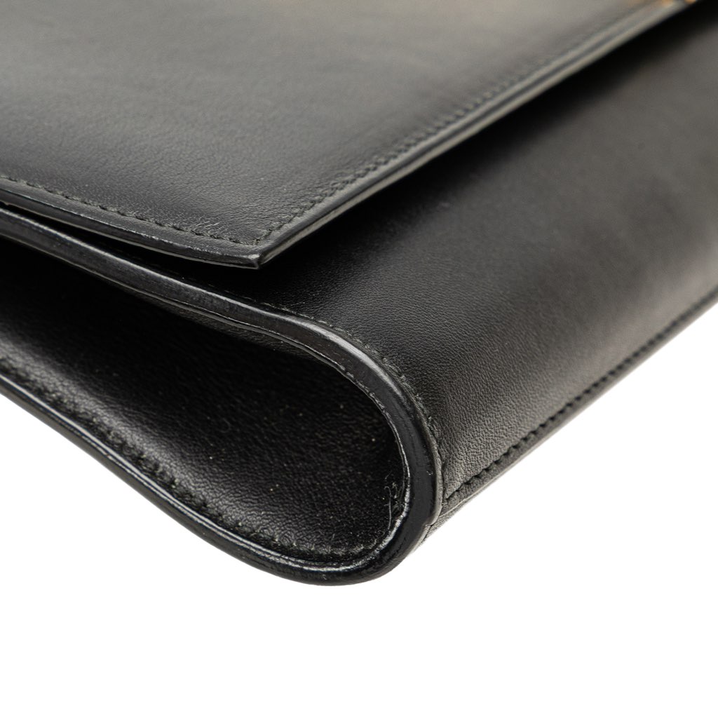 Saint Laurent Leather Ligne Y Clutch - Image 11