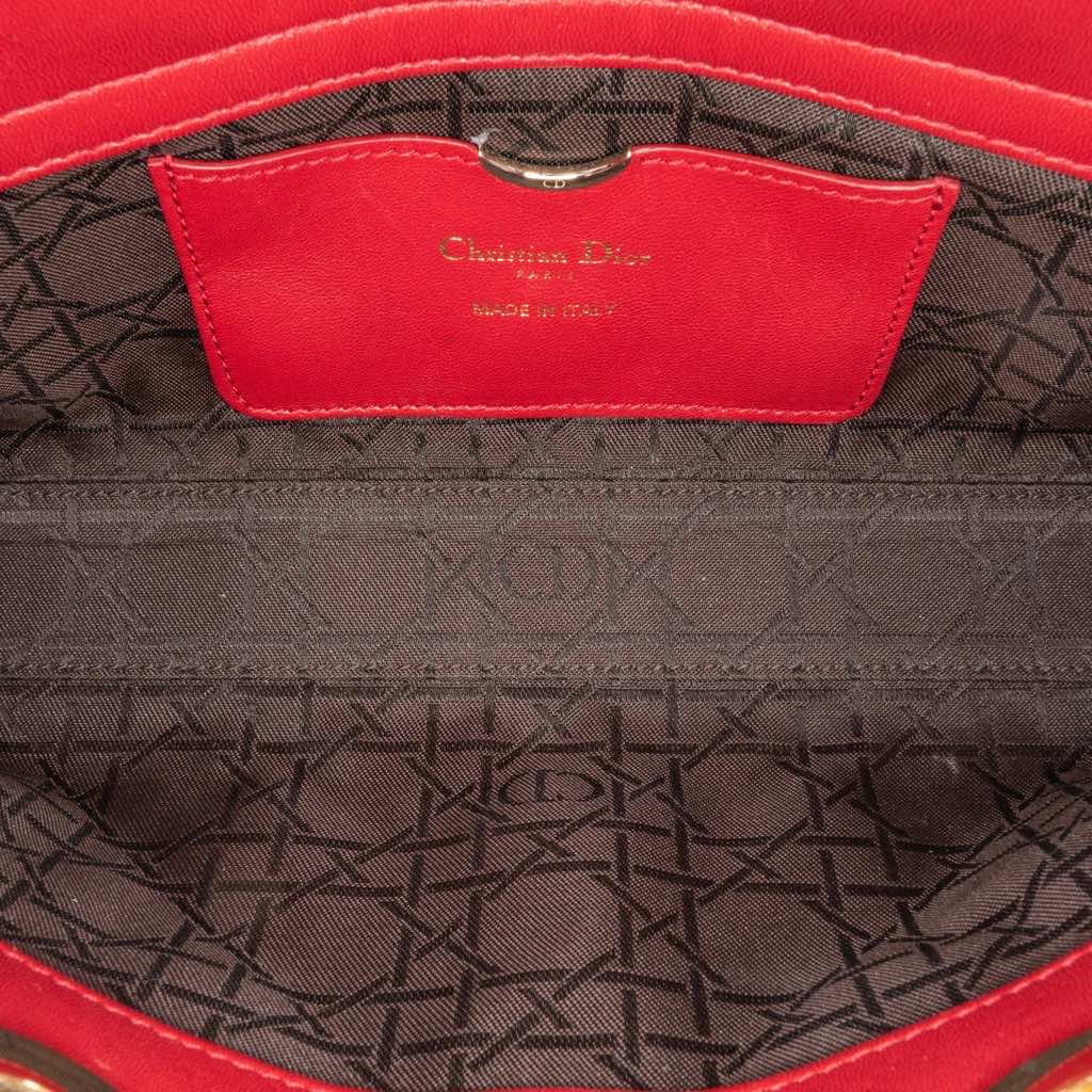 Dior Medium Lambskin Cannage Lady D Joy - 4