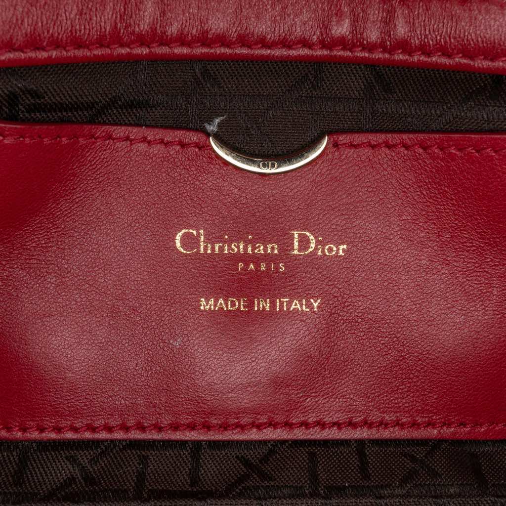 Dior Medium Lambskin Cannage Lady D Joy - 5